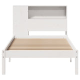Bookcase Bed Without Mattress Small Single Solid Wood Pine