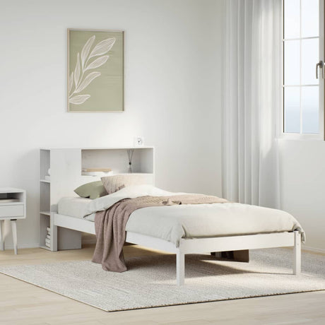 Bookcase Bed Without Mattress Small Single Solid Wood Pine