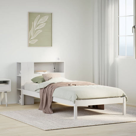 Bookcase Bed Without Mattress Small Single Solid Wood Pine