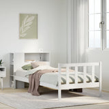 Bookcase Bed Without Mattress Solid Wood Pine