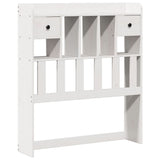 Bookcase Bed Without Mattress Single Solid Wood Pine