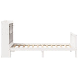Bookcase Bed Without Mattress Single Solid Wood Pine