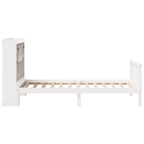 Bookcase Bed Without Mattress Single Solid Wood Pine