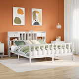 Bookcase Bed Without Mattress Single Solid Wood Pine