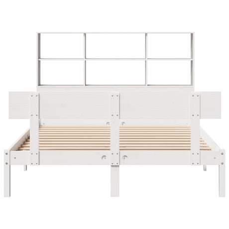 Bookcase Bed Without Mattress Solid Wood Pine