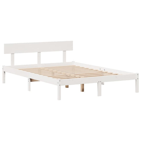 Bookcase Bed Without Mattress Solid Wood Pine