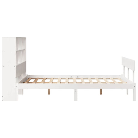 Bookcase Bed Without Mattress Solid Wood Pine