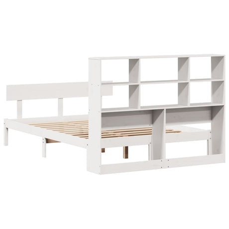 Bookcase Bed Without Mattress Solid Wood Pine