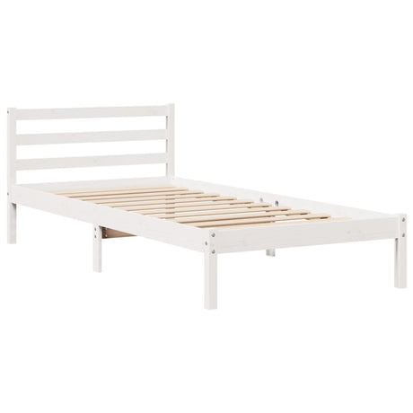 Bookcase Bed Without Mattress Single Solid Wood Pine