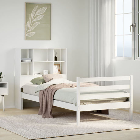 Bookcase Bed Without Mattress Small Single Solid Wood Pine