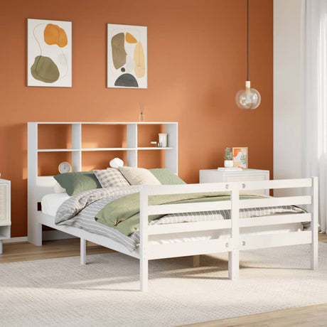 Bookcase Bed Without Mattress Small Single Solid Wood Pine