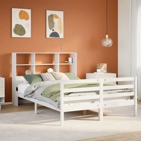 Bookcase Bed Without Mattress Small Single Solid Wood Pine