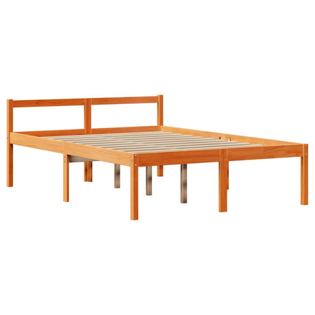 Bookcase Bed Without Mattress King Size Solid Wood