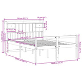 Bookcase Bed without Mattress White 140x200 cm Solid Wood Pine