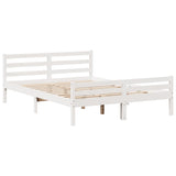 Bookcase Bed Without Mattress Double Solid Wood Pine