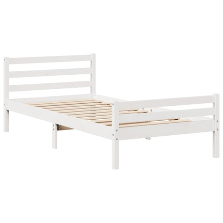 Bookcase Bed Without Mattress Solid Wood Pine