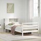 Bookcase Bed Without Mattress Solid Wood Pine
