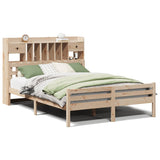 Bookcase Bed Without Mattress Solid Wood Pine