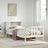 Bookcase Bed Without Mattress 100X200Cm Solid Wood Pine
