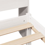 Bookcase Bed Without Mattress 100X200Cm Solid Wood Pine