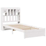 Bookcase Bed Without Mattress 75X190Cm Small Single Solid Wood Pine