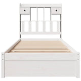 Bookcase Bed Without Mattress 75X190Cm Small Single Solid Wood Pine