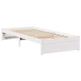 Bookcase Bed Without Mattress 75X190Cm Small Single Solid Wood Pine