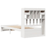 Bookcase Bed Without Mattress 75X190Cm Small Single Solid Wood Pine