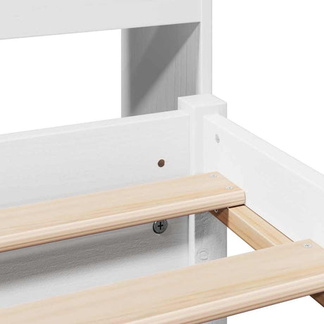 Bookcase Bed Without Mattress 75X190Cm Small Single Solid Wood Pine