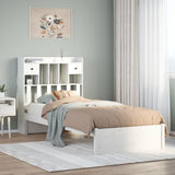 Bookcase Bed Without Mattress 75X190Cm Small Single Solid Wood Pine
