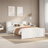 Bookcase Bed Without Mattress 150X200Cm King Size Solid Wood Pine