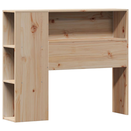 Bookcase Bed Without Mattress 90X190Cm Single Solid Wood Pine
