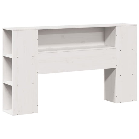 Bookcase Bed Without Mattress 140X200Cm Solid Wood Pine