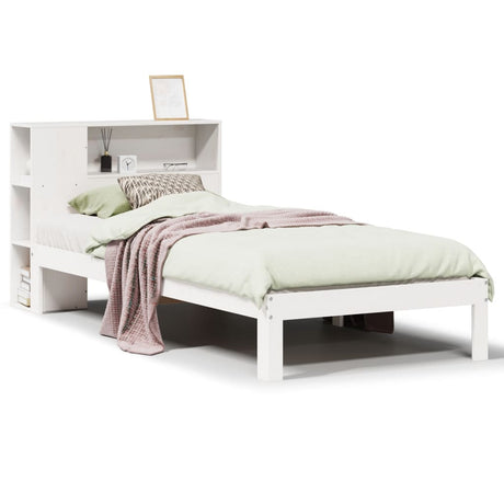Bookcase Bed Without Mattress Small Single Solid Wood Pine