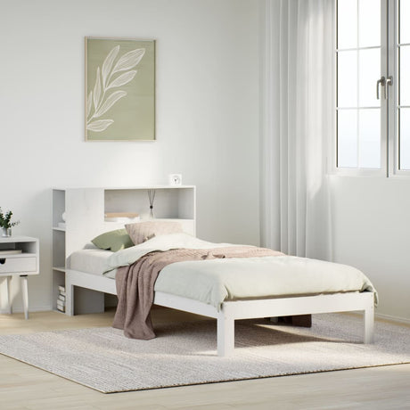Bookcase Bed Without Mattress Small Single Solid Wood Pine