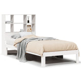 Bookcase Bed Without Mattress Single Solid Wood Pine
