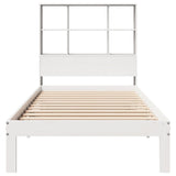 Bookcase Bed Without Mattress Single Solid Wood Pine
