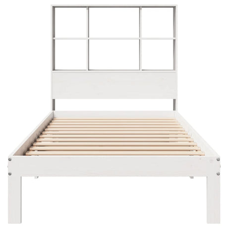 Bookcase Bed Without Mattress Single Solid Wood Pine