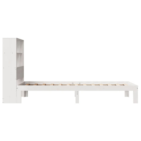 Bookcase Bed Without Mattress Single Solid Wood Pine