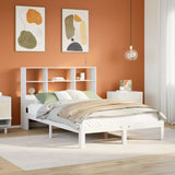 Bookcase Bed Without Mattress Single Solid Wood Pine