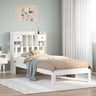 Bookcase Bed Without Mattress 90X200Cm Solid Wood Pine