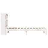 Bookcase Bed Without Mattress 90X200Cm Solid Wood Pine