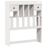 Bookcase Bed Without Mattress 90X200Cm Solid Wood Pine