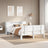 Bookcase Bed Without Mattress King Size Solid Wood Pine
