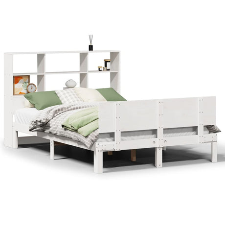 Bookcase Bed Without Mattress Small Double Solid Wood Pine