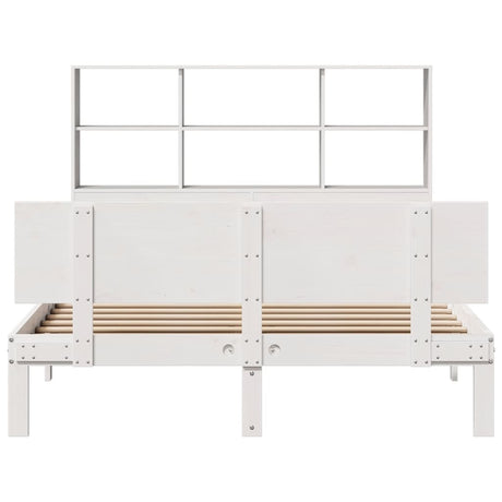 Bookcase Bed Without Mattress Small Double Solid Wood Pine