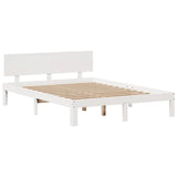 Bookcase Bed Without Mattress Small Double Solid Wood Pine