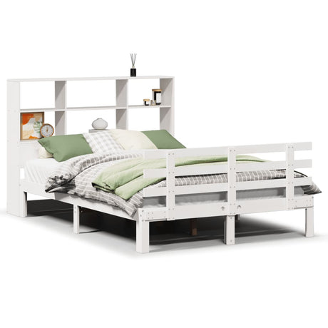 Bookcase Bed Without Mattress Small Double Solid Wood Pine