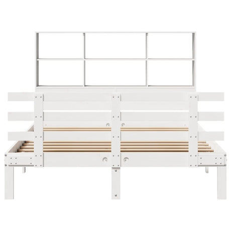 Bookcase Bed Without Mattress Small Double Solid Wood Pine