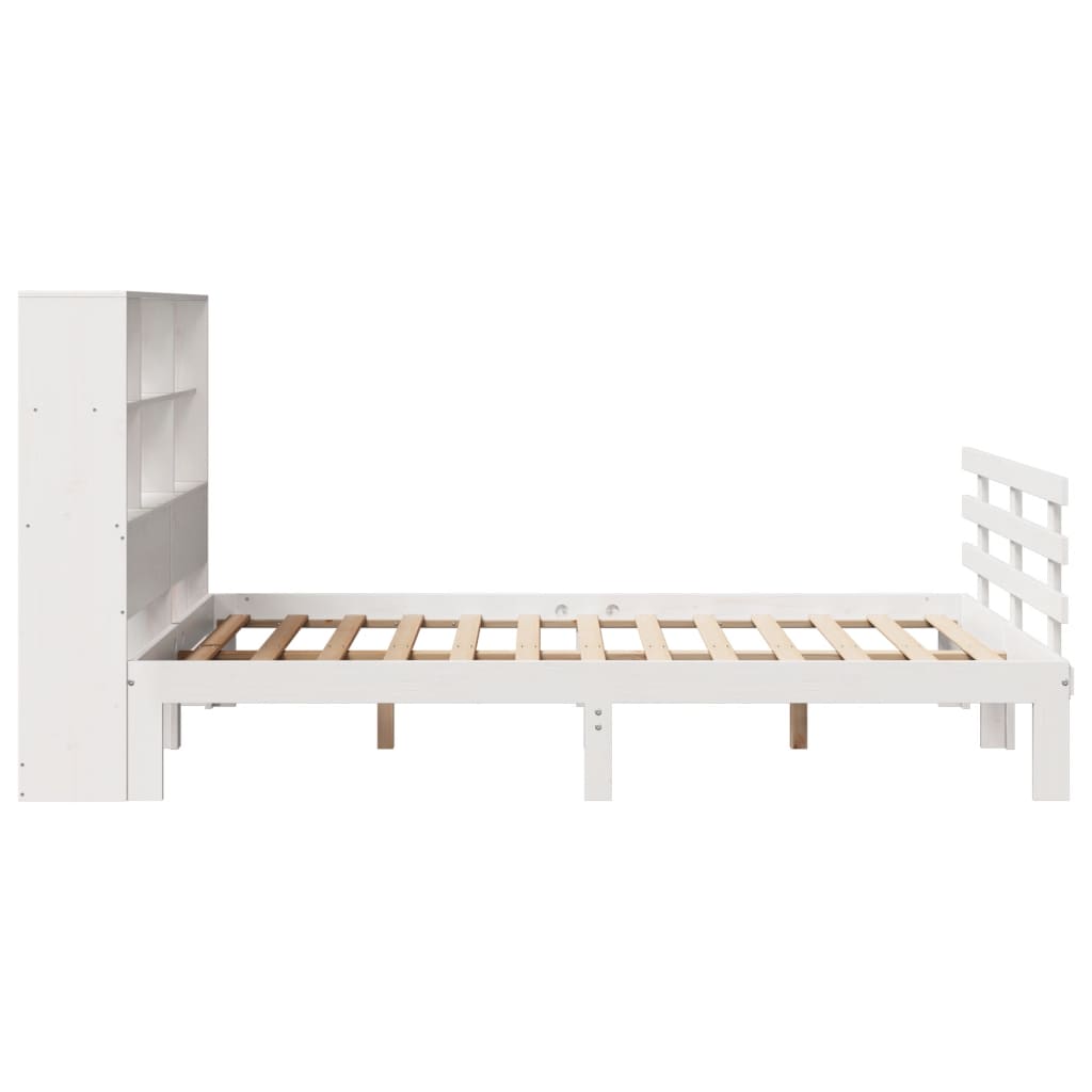 Bookcase Bed Without Mattress Small Double Solid Wood Pine